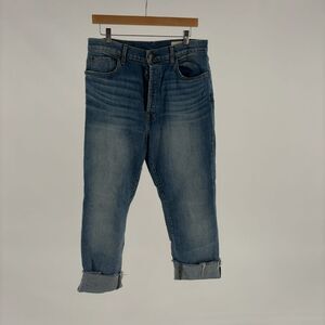 imogene + willie Distressed Light Blue Cropped Jeans